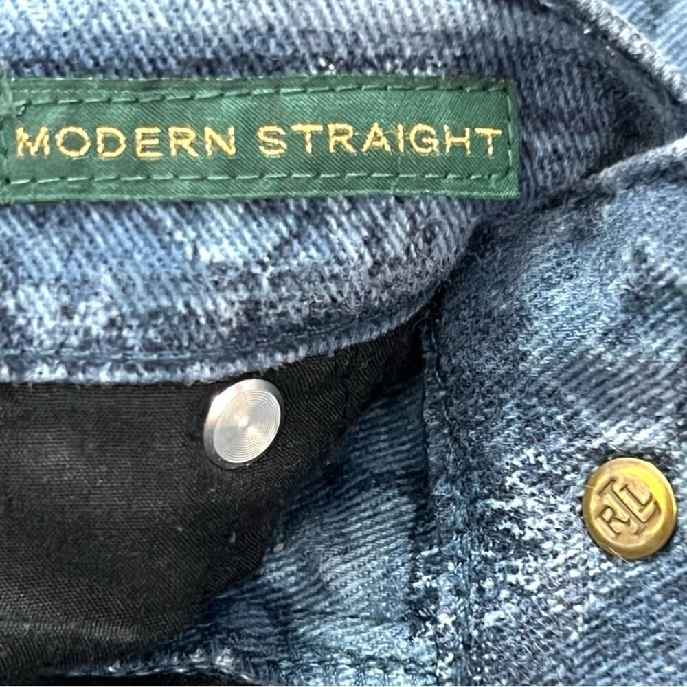 Patterned Blue Jeans - Picture 7 of 9